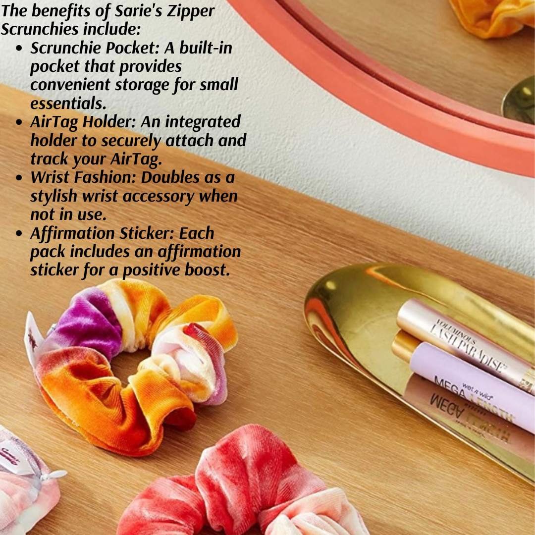 Sarie's Zipper Scrunchie Set
