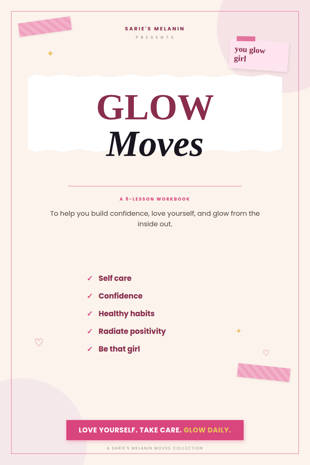 Glow Moves | Skin, Hair & Self-Care Digital Workbook