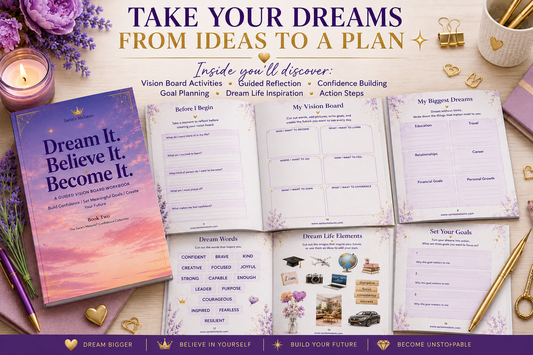 Dream It. Believe It. Become It.: A Guided Vision Board Workbook